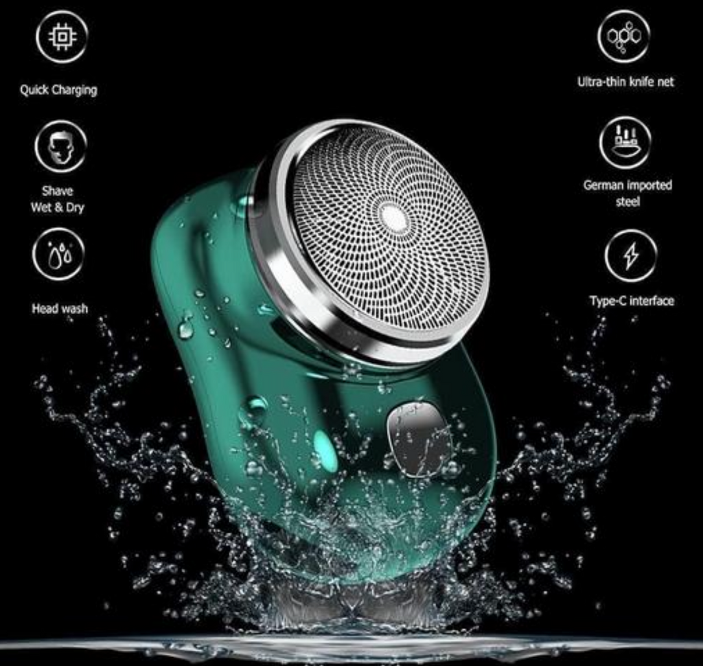Mini Electric Shaver Portable | Rechargeable Beard Trimmer for Men India