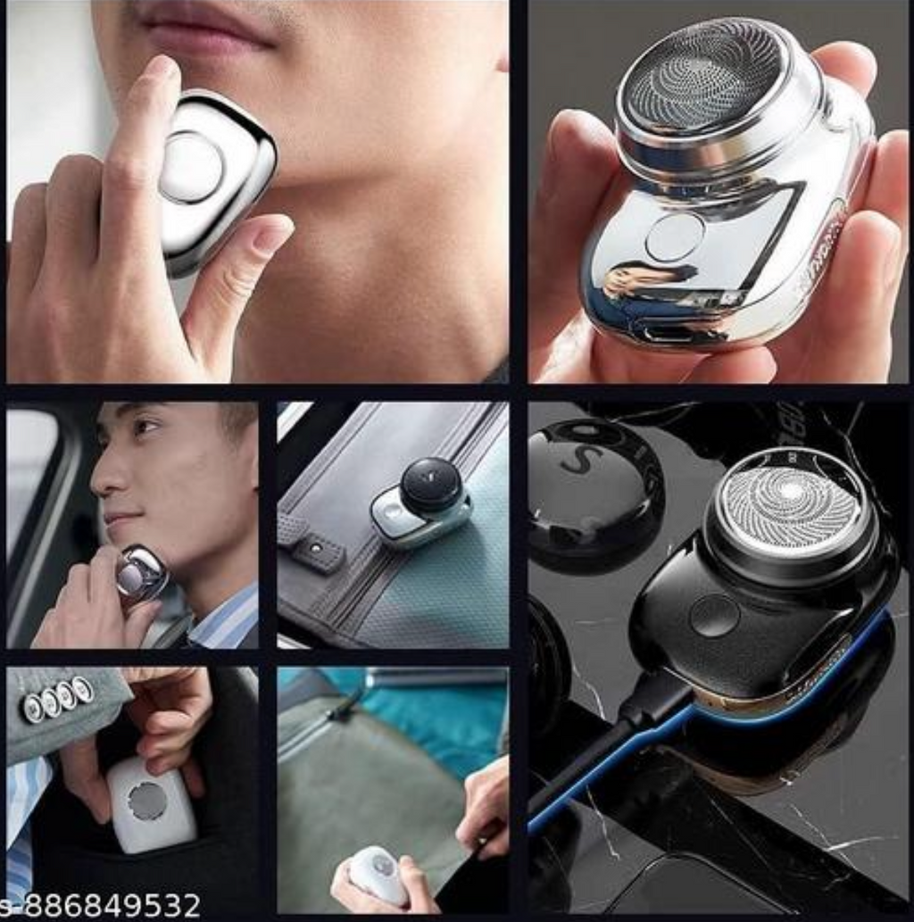 Mini Electric Shaver Portable | Rechargeable Beard Trimmer for Men India