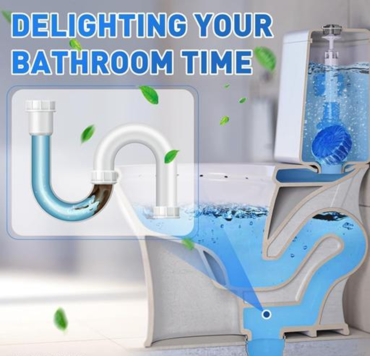 Toilet Cleaning Tablets Bubble Flush | Bathroom Cleaner Tablets India