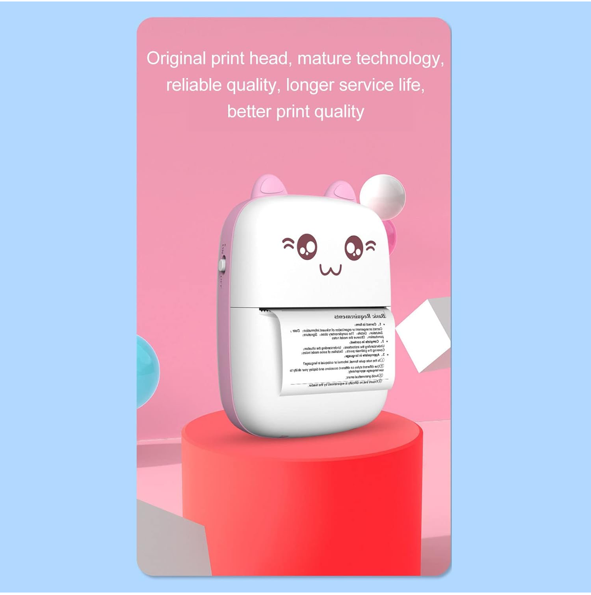 Mini Bluetooth Thermal Printer Portable | Wireless Pocket Printer India